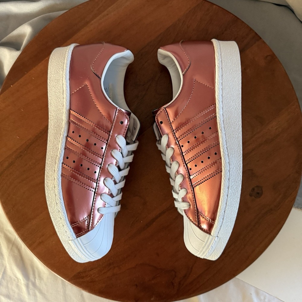 Adidas Superstar Boost Copper Metallic Women's Basketball Shoes BB2270 Size 8.5 - Picture 11 of 13